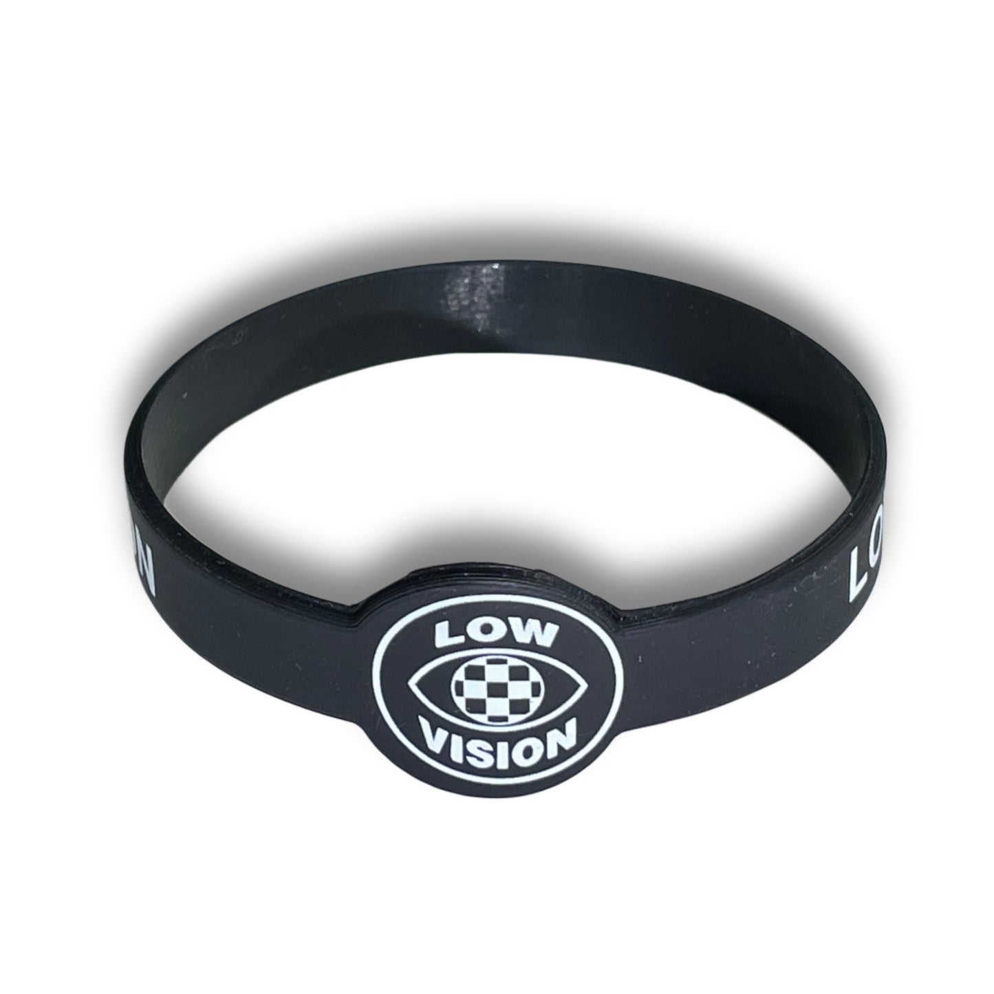 Checkered Eye Silicone Bracelet