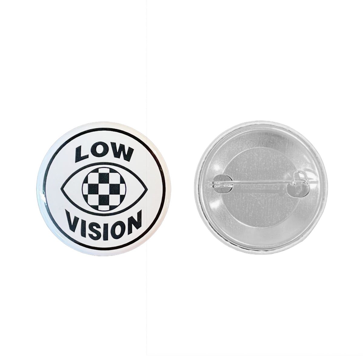 Checkered Eye Pin – The Checkered Eye Project